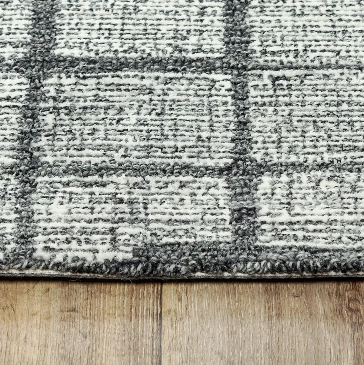 Taylor Charcoal  Wool 5' x 7'6" Rectangle Rug