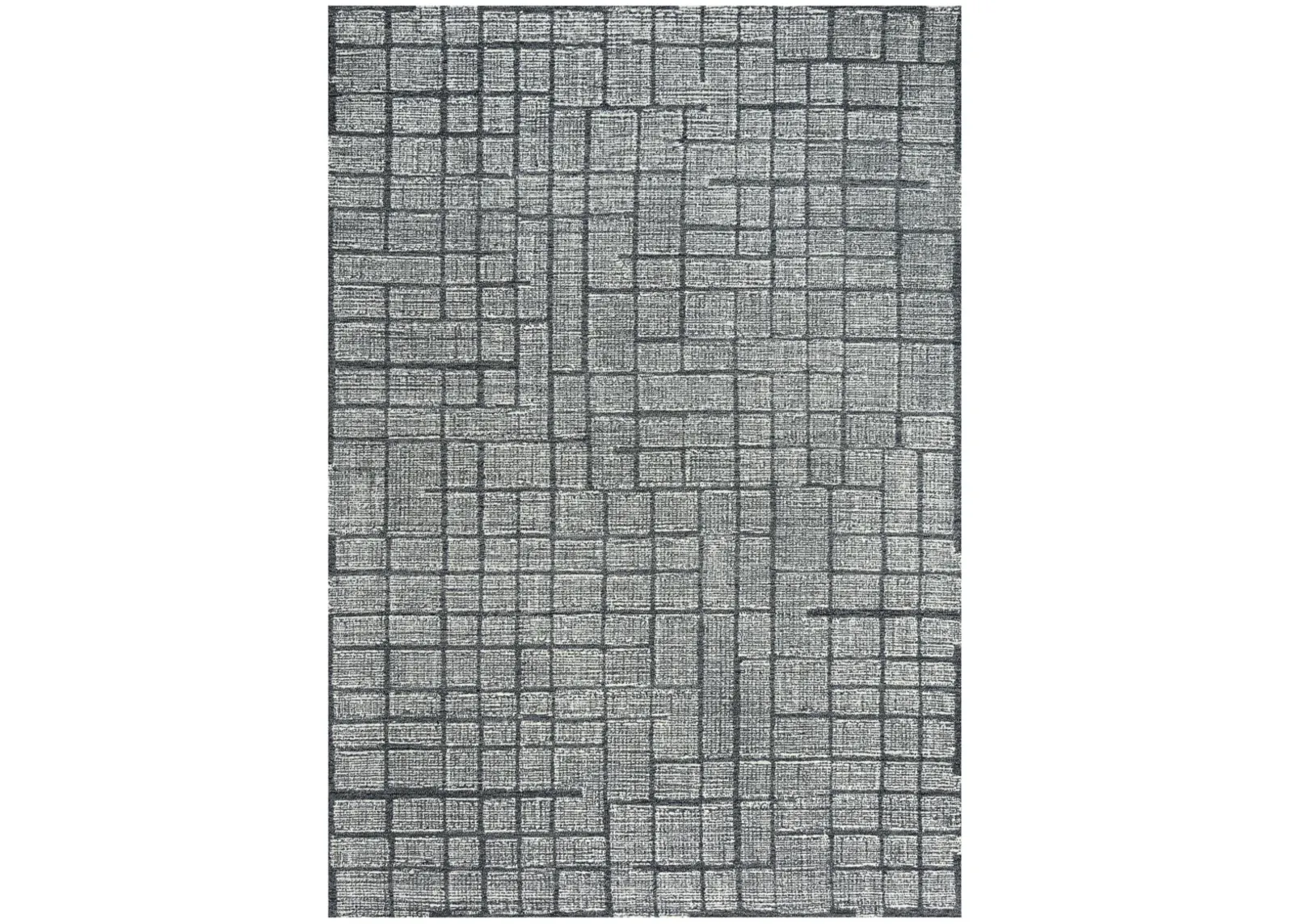 Taylor Charcoal  Wool 5' x 7'6" Rectangle Rug