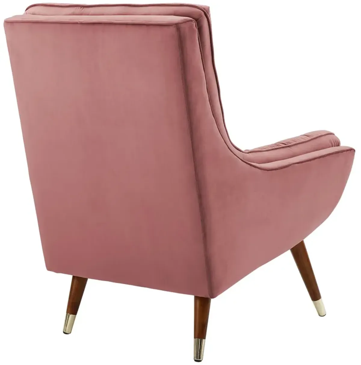 Suggest Button Tufted Performance Velvet Lounge Chair