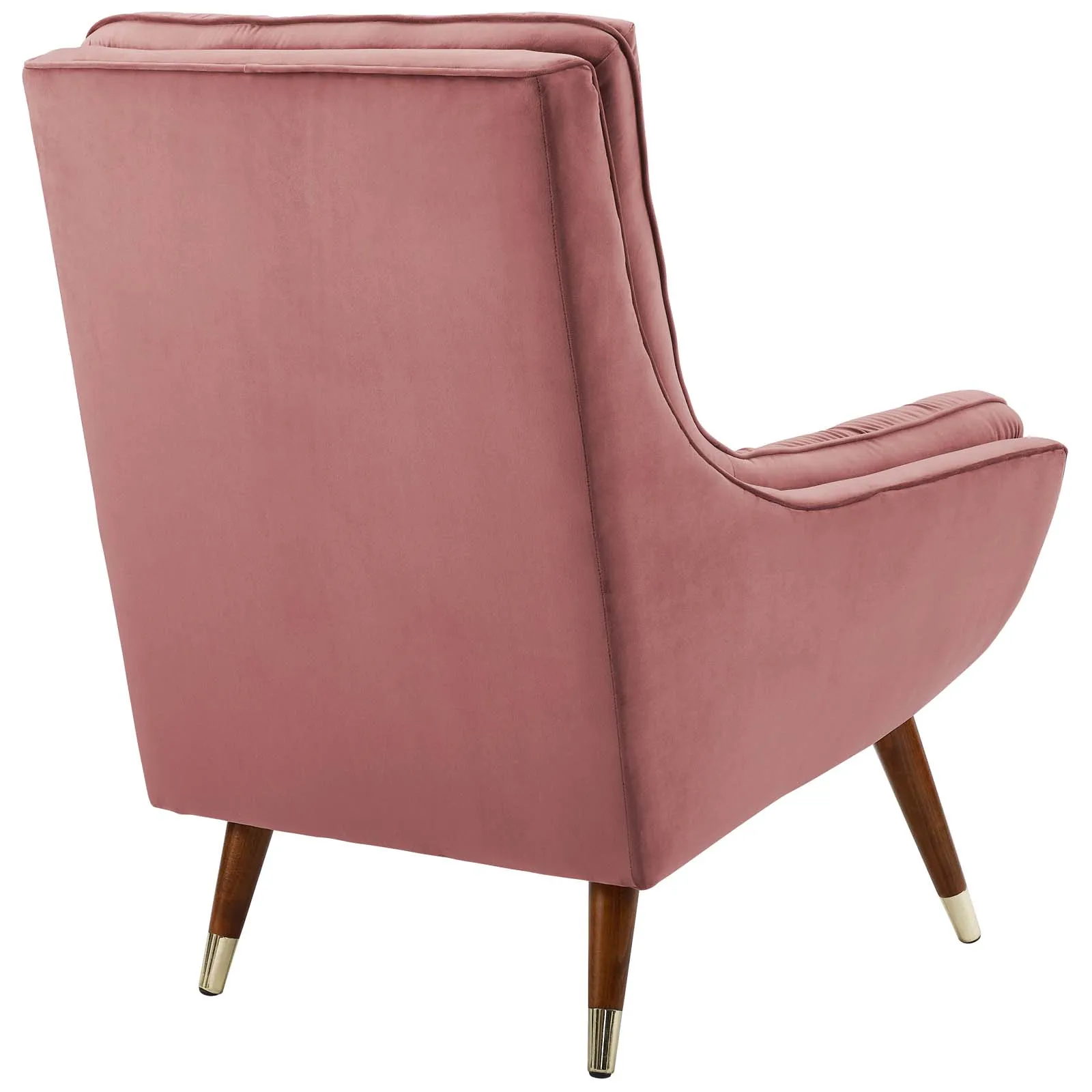 Suggest Button Tufted Performance Velvet Lounge Chair