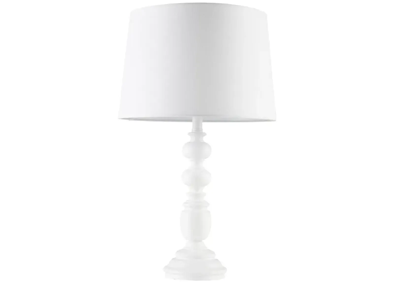 Martha Stewart Astoria White Resin Buffet Table Lamp