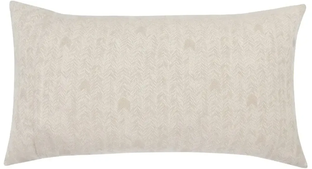 Lana 100% Cotton Embroidered Natural King Sham 