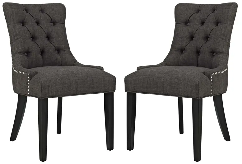 Regent Dining Side Chair Fabric Set of 2