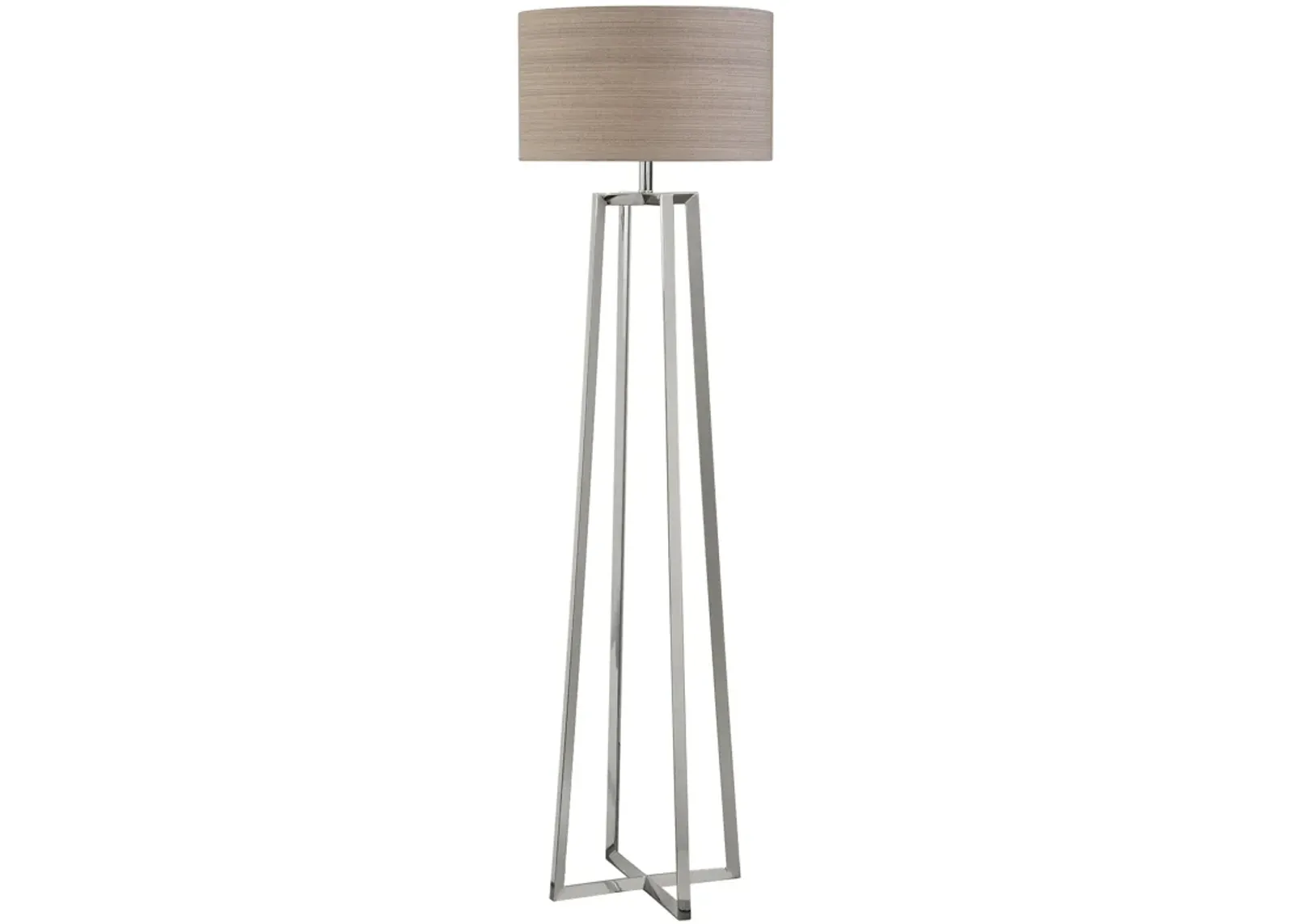 Keokee Polished Nickel Floor Lamp