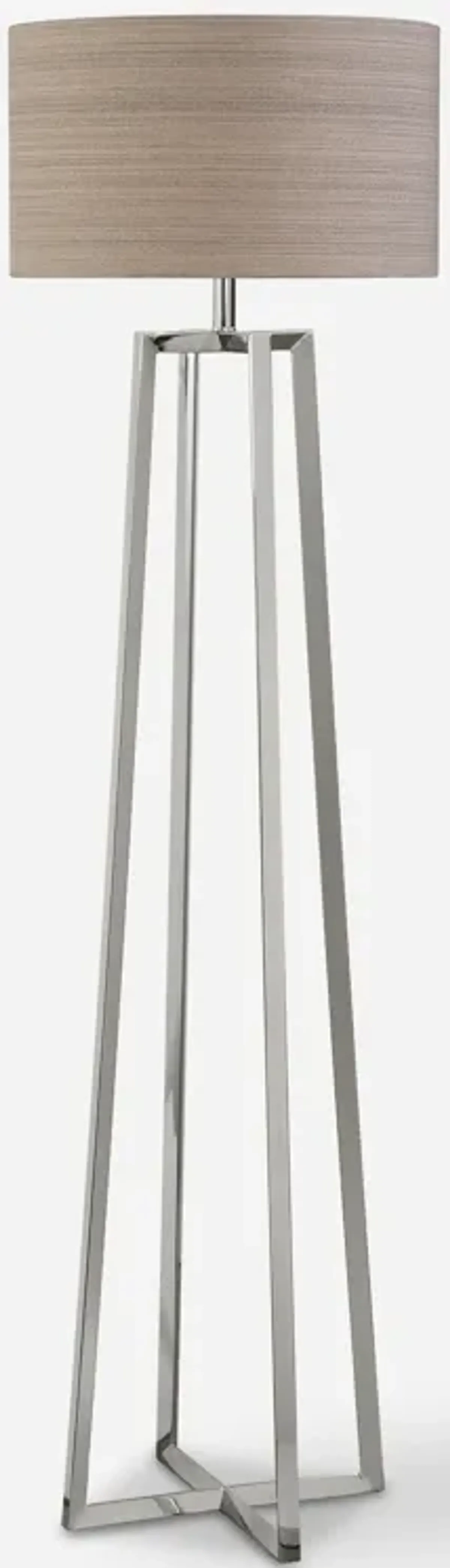 Keokee Polished Nickel Floor Lamp