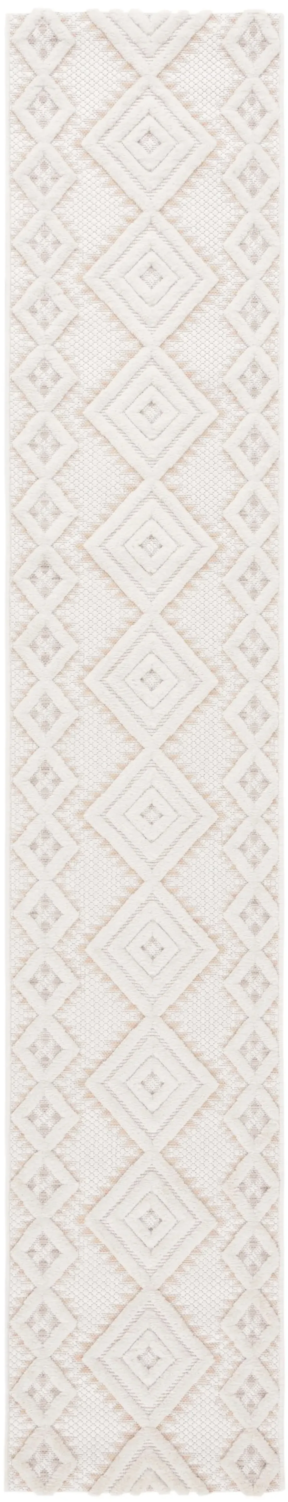 SANTORINI 106 IVORY  2' x 10' Runner Rug