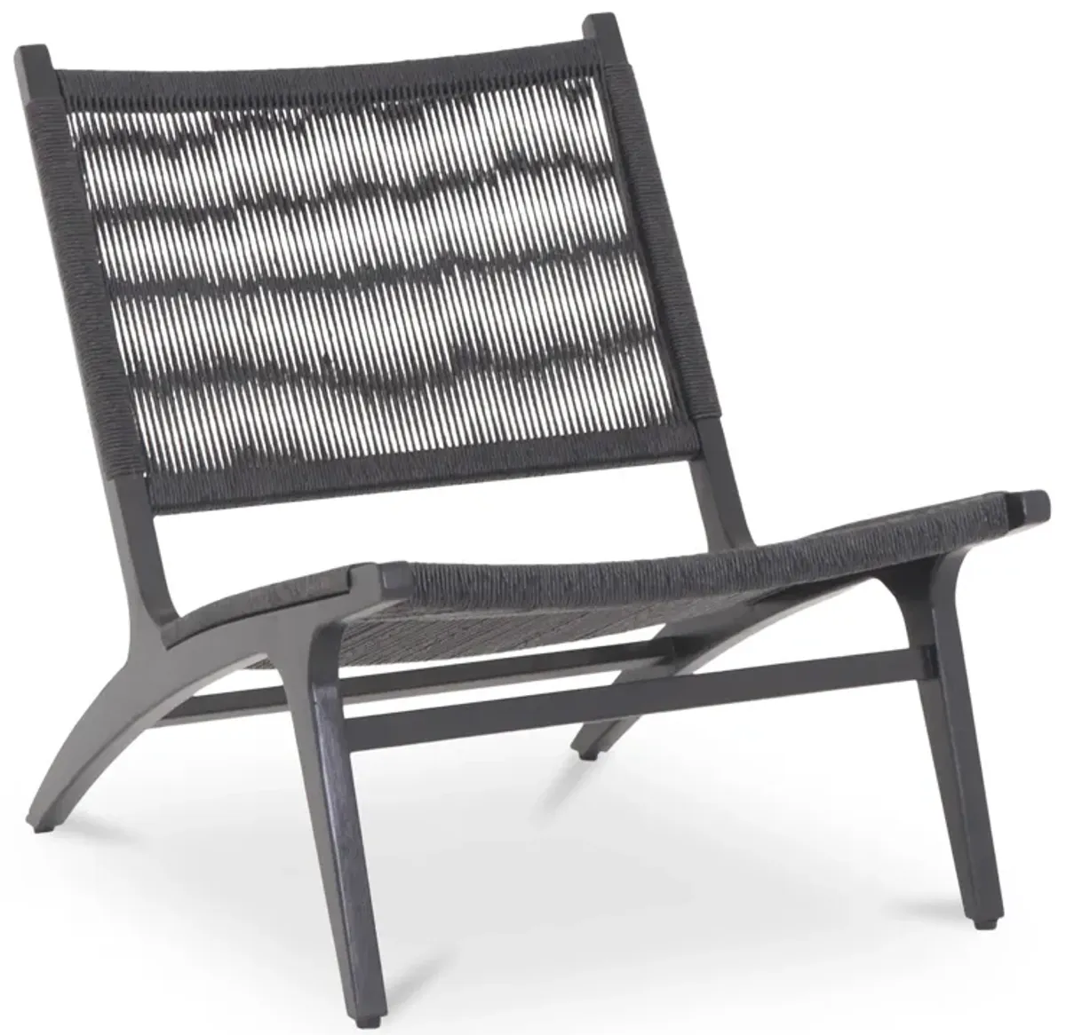 Palma Outdoor Lounge Chair Black