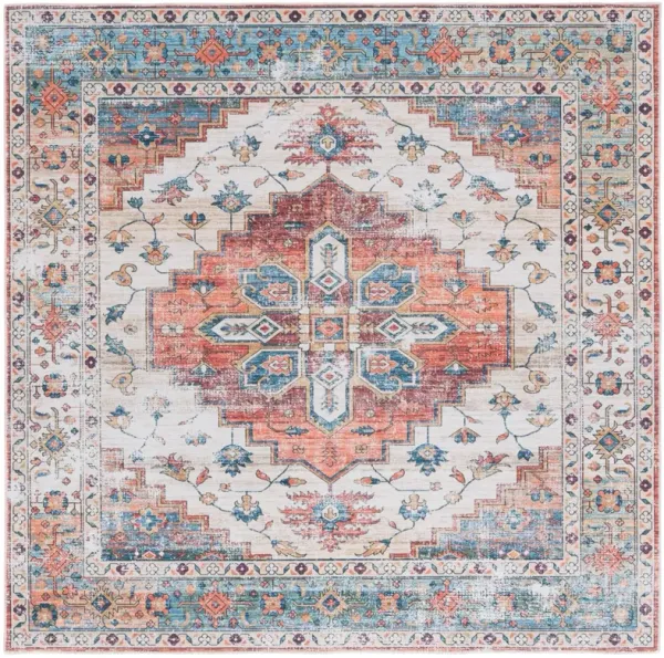 ARIZONA 209 RUST  6' x 6' Square Square Rug