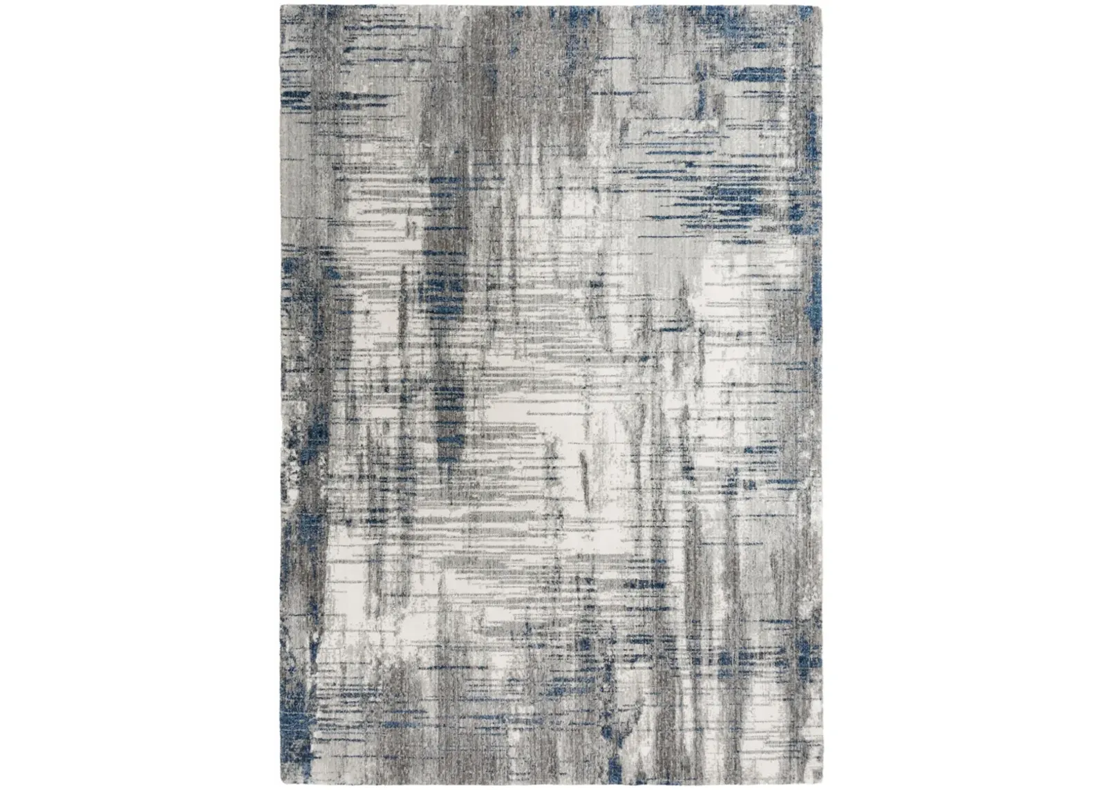 Anatolia Gray Abstract Recycled Polyester 8' x 10' Rectangle Rug