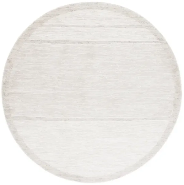 NORTHPORT 428 IVORY  6'-7' x 6'-7' Round Round Rug
