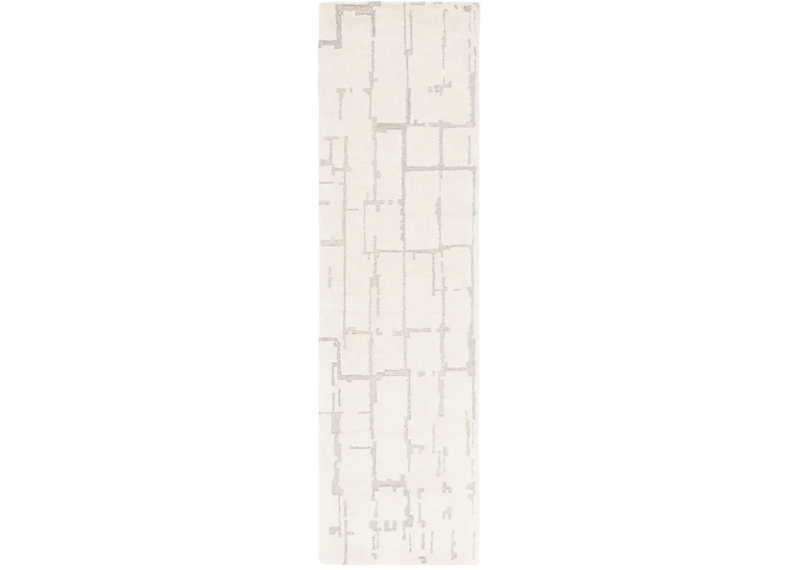 EBONY 405 IVORY  2'-3' x 8' Runner Rug