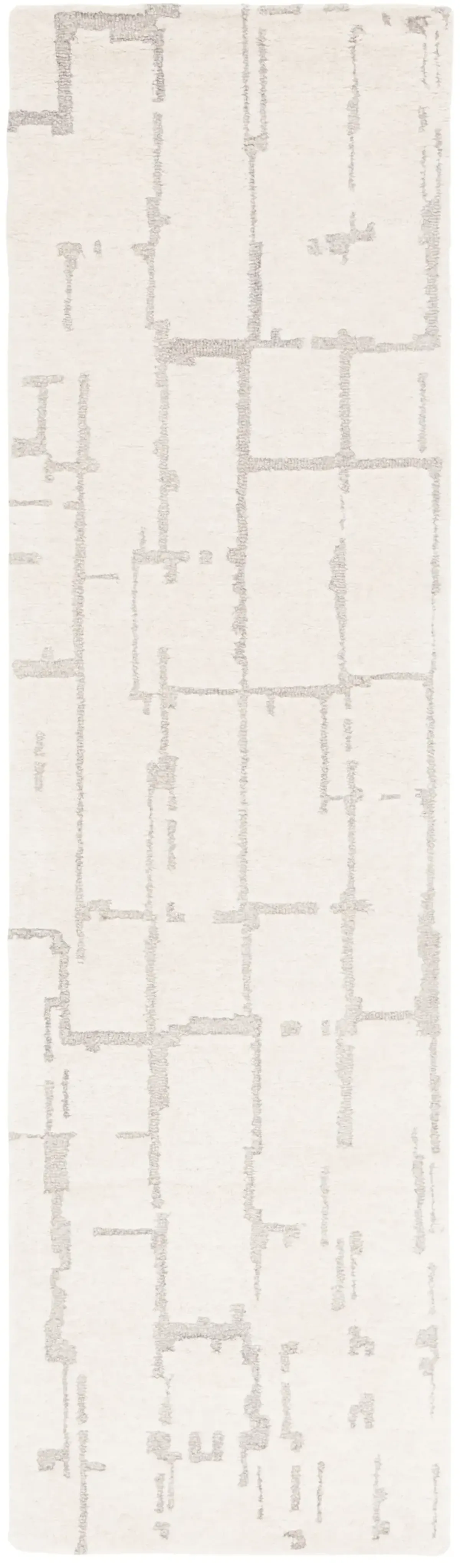 EBONY 405 IVORY  2'-3' x 8' Runner Rug