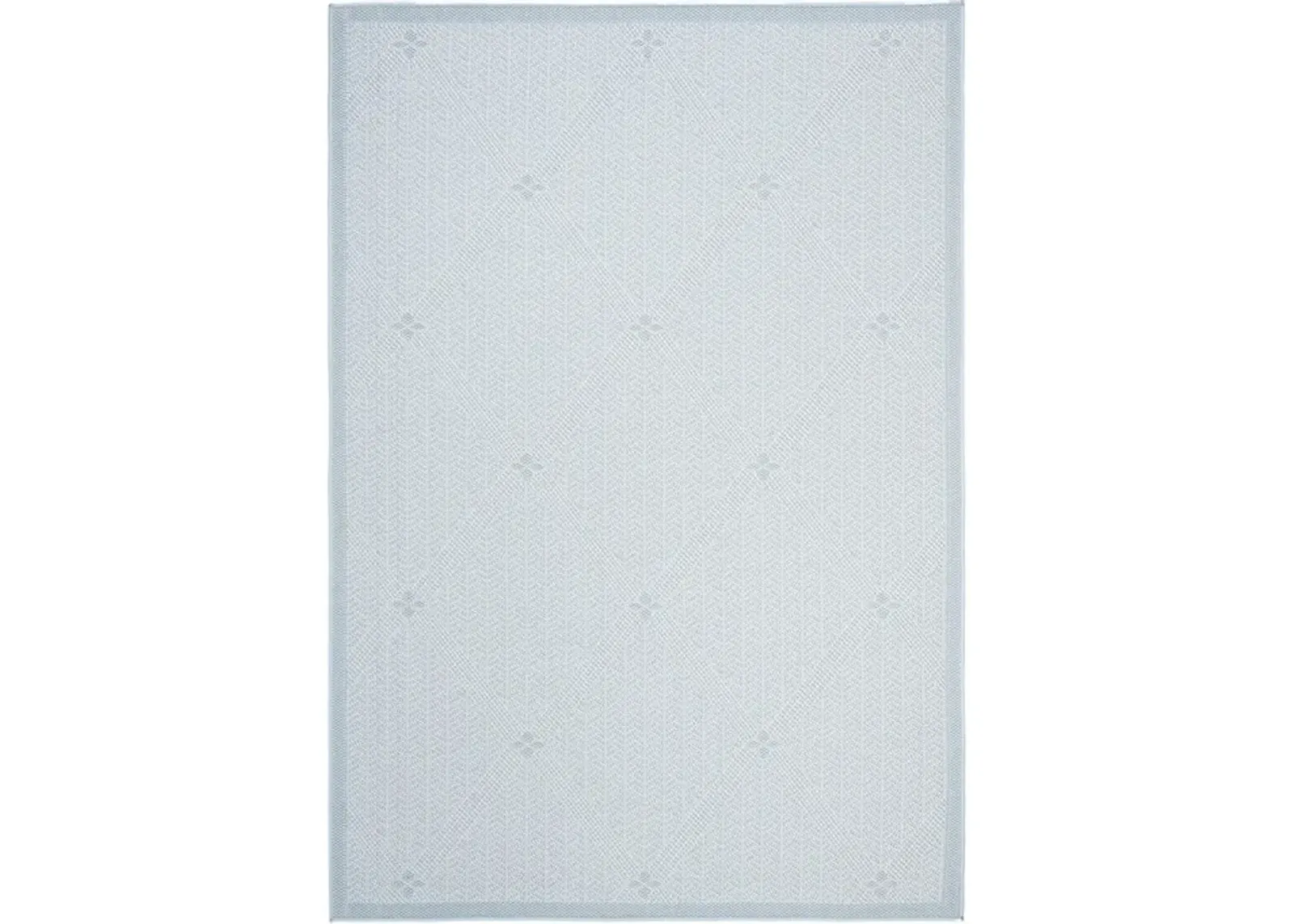 Safavieh BERMUDA 800 Collection BMU811M-4 Light Blue / Ivory 4' X 6'