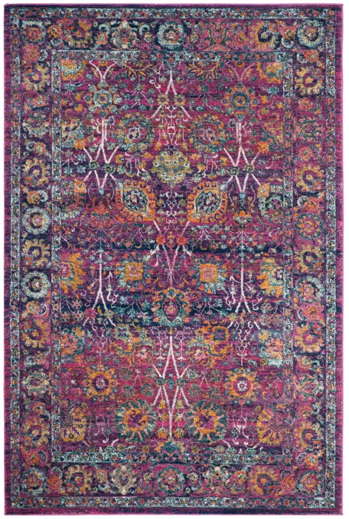 GRANADA 352 FUCHSIA  11' x 15' Large Rectangle Rug