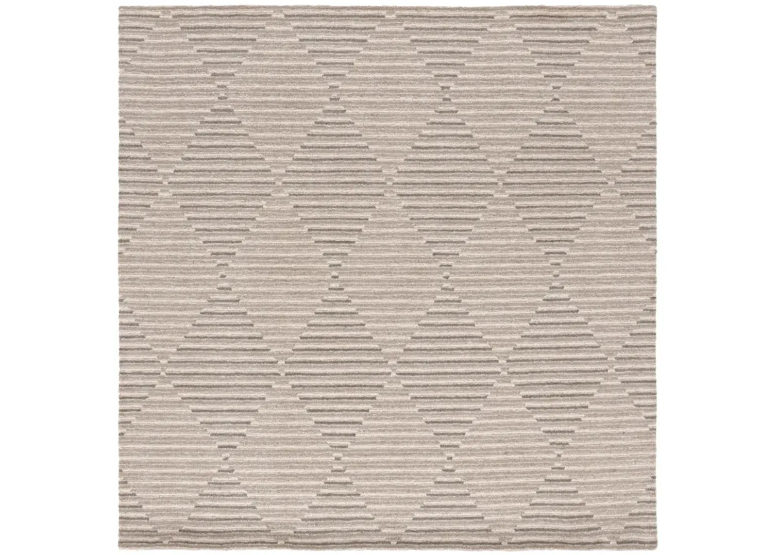 EBONY 528 BEIGE  6' x 6' Square Square Rug