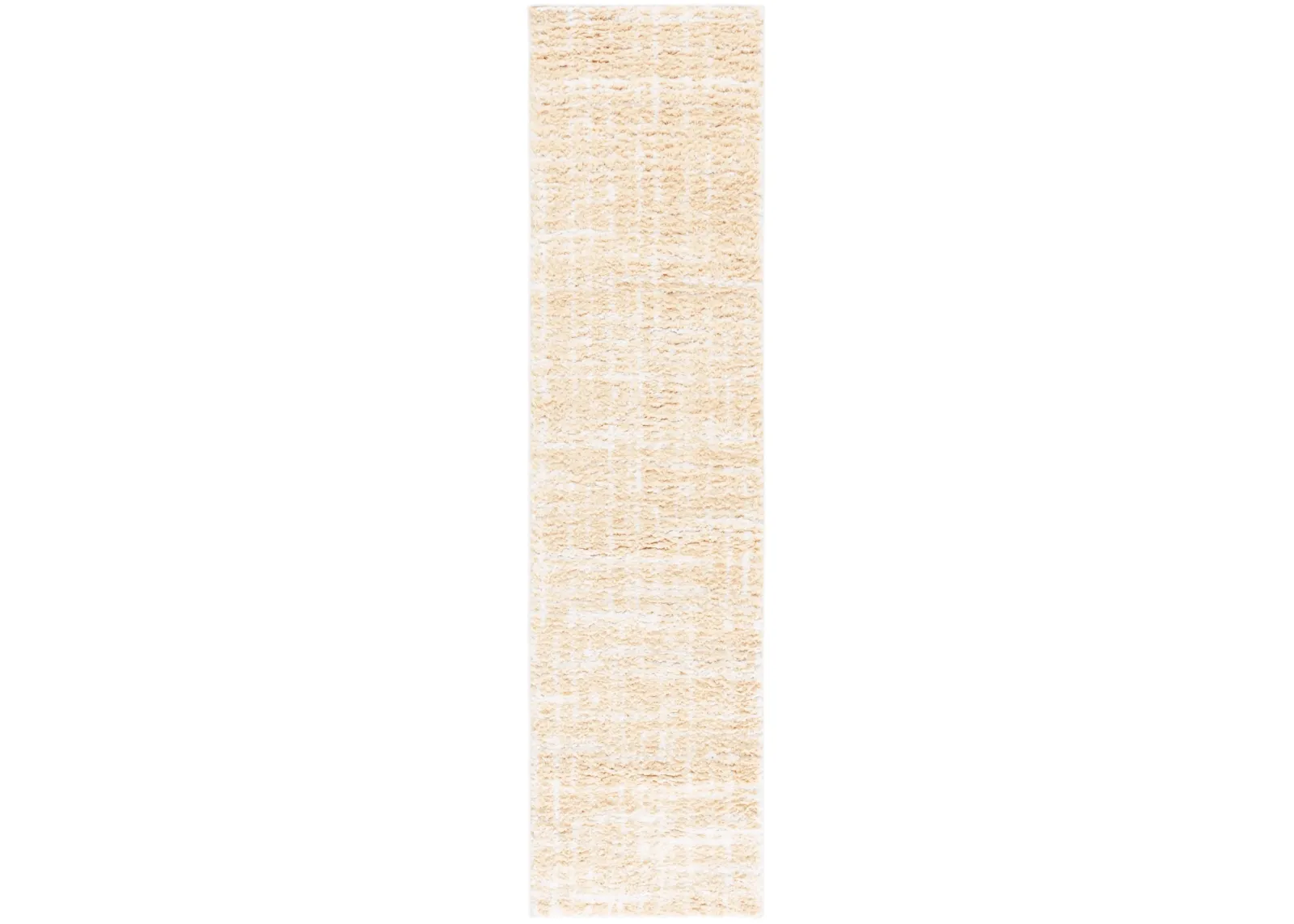 RUMI SHAG 136 GOLD  2'-2' x 8' Runner Rug