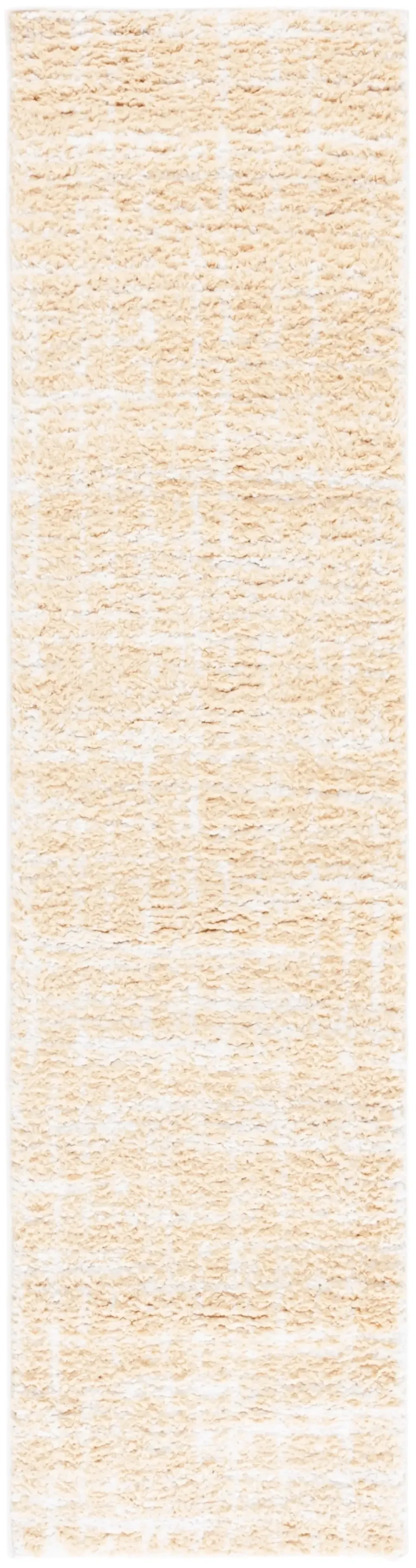 RUMI SHAG 136 GOLD  2'-2' x 8' Runner Rug