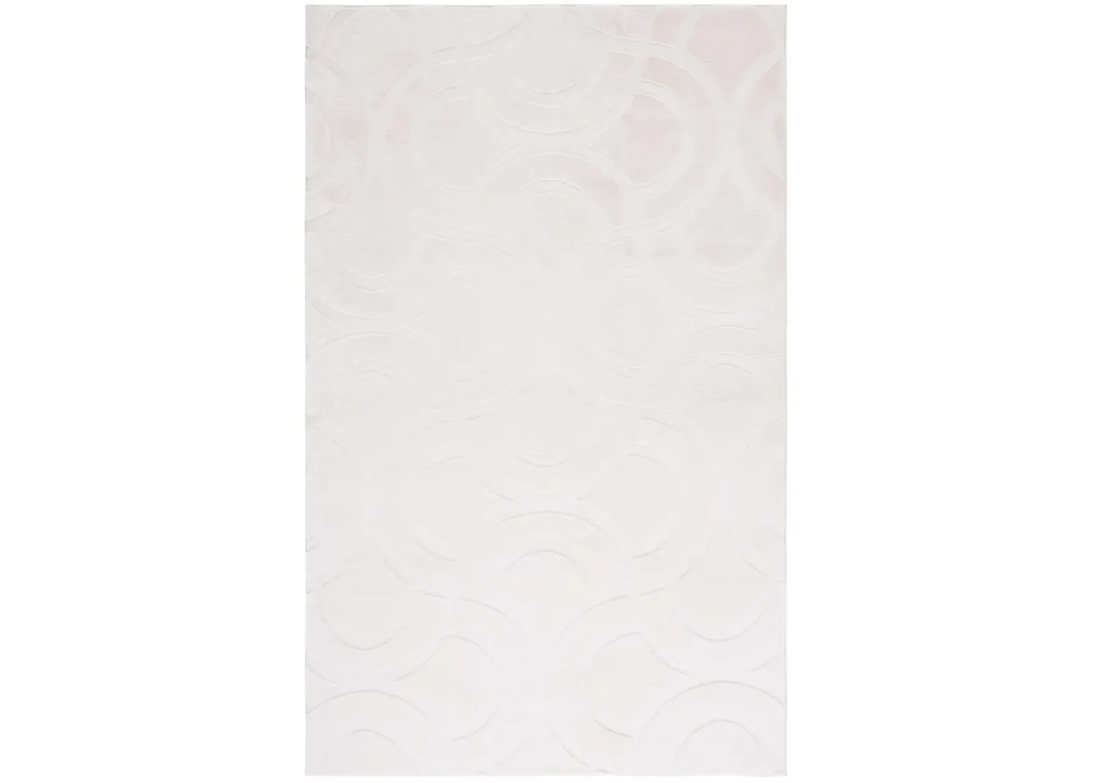 FAUX RABBIT FUR 872 IVORY 4' x 6' Small Rectangle Rug