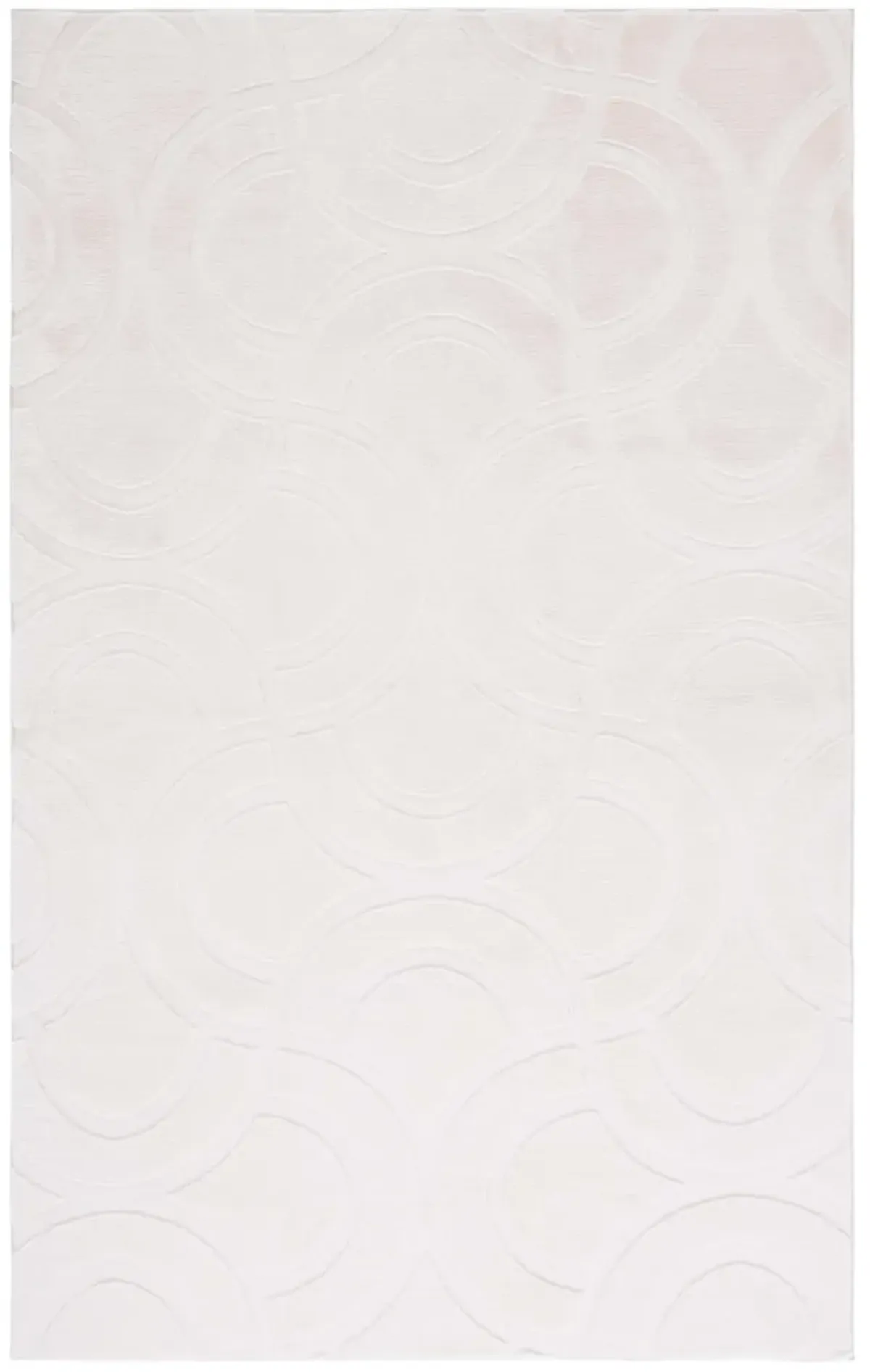 FAUX RABBIT FUR 872 IVORY 4' x 6' Small Rectangle Rug