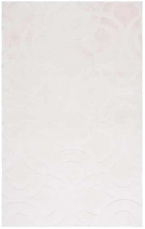 FAUX RABBIT FUR 872 IVORY 4' x 6' Small Rectangle Rug
