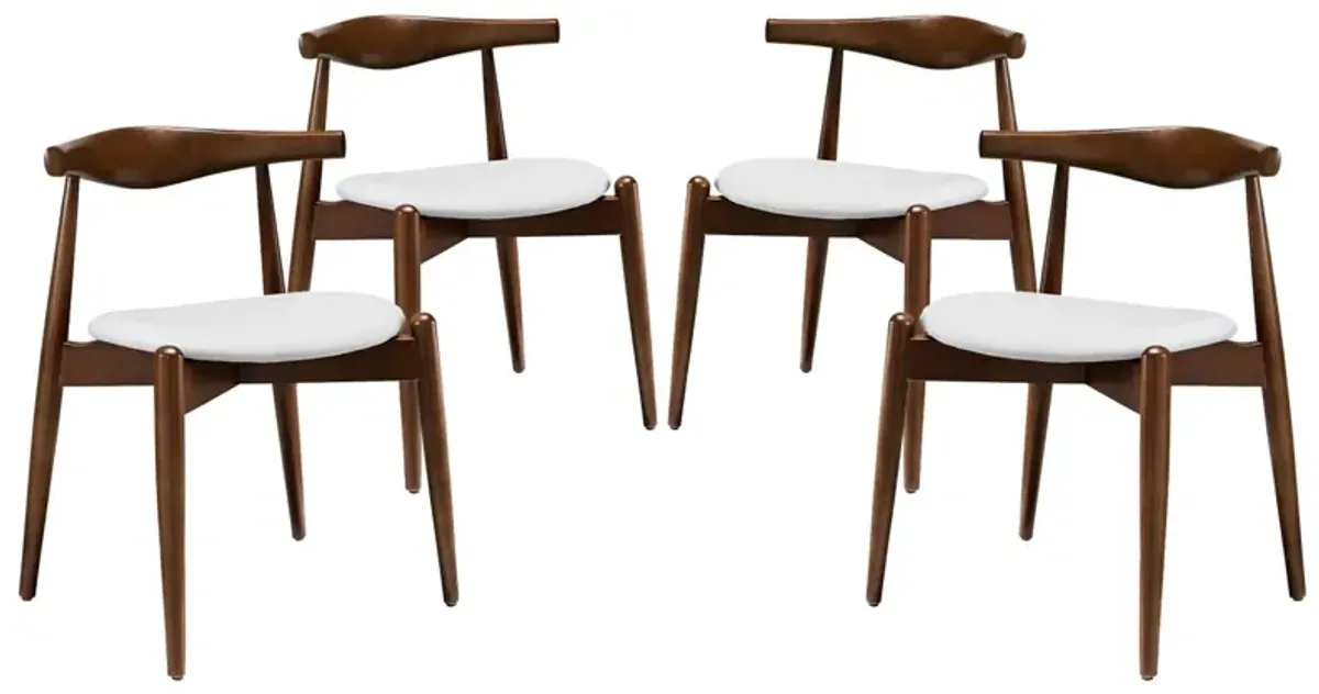 Stalwart Dining Side Chairs Set of 4