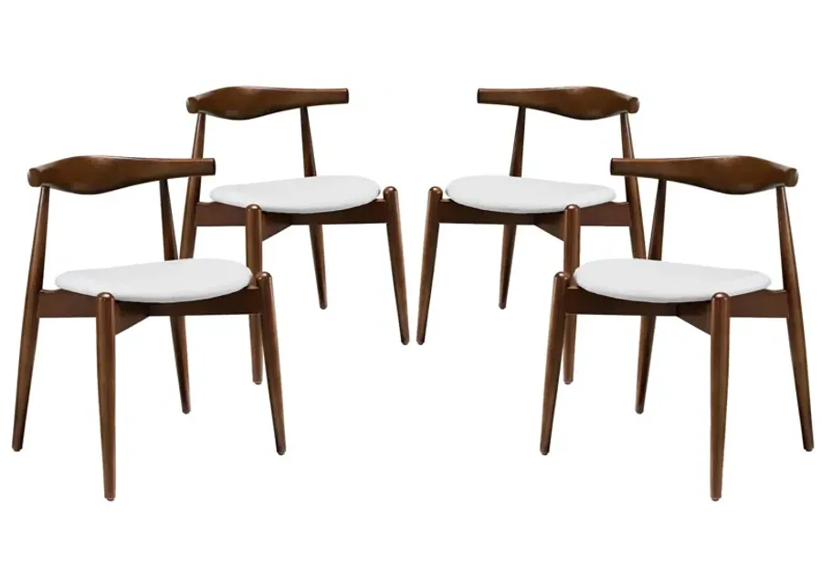 Stalwart Dining Side Chairs Set of 4