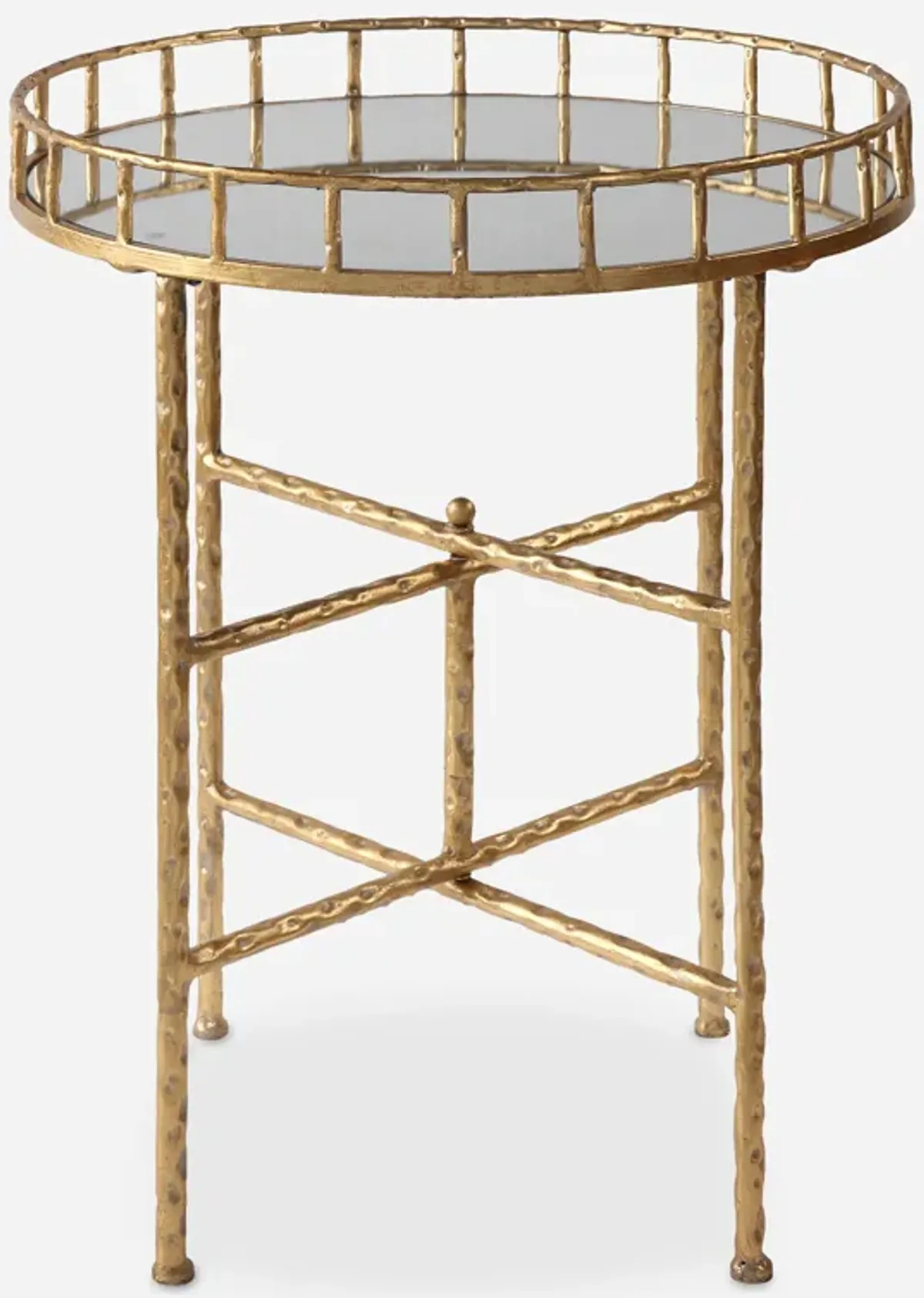 Tilly Bright Gold Accent Table