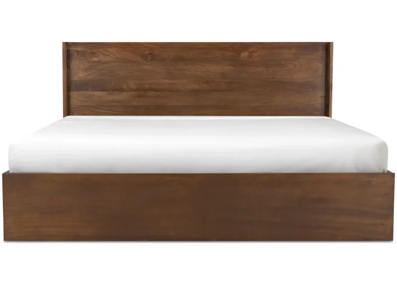 EVERETT QUEEN BED DARK BROWN