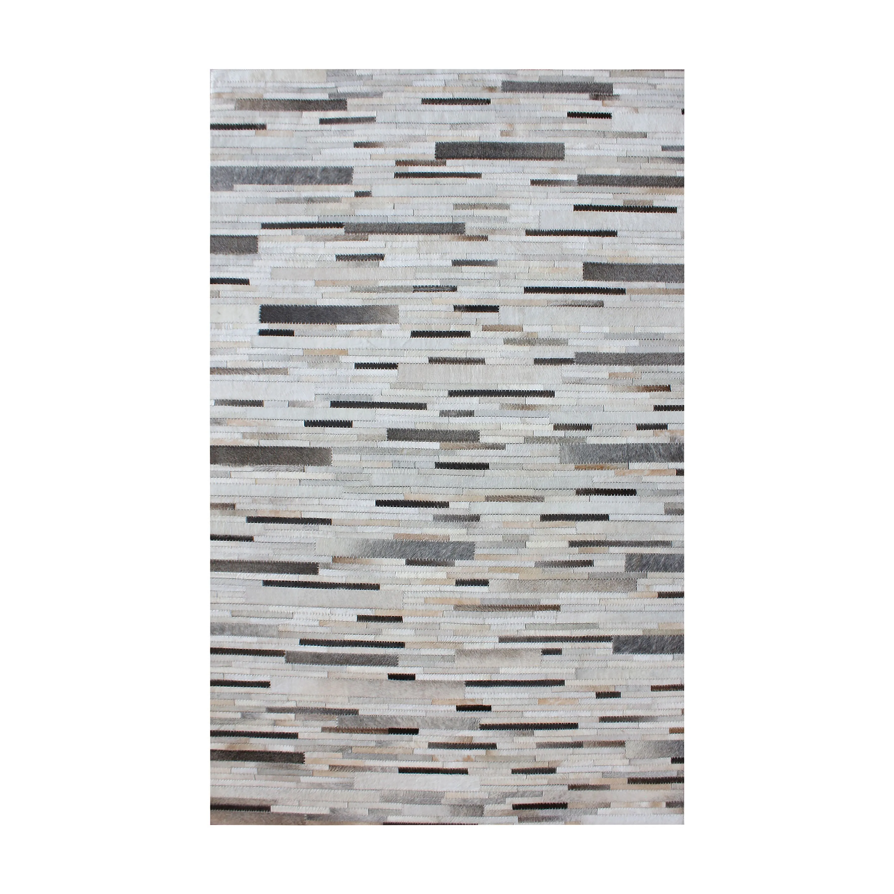 Joico Hand-Stitched Leather Patchwork Rug