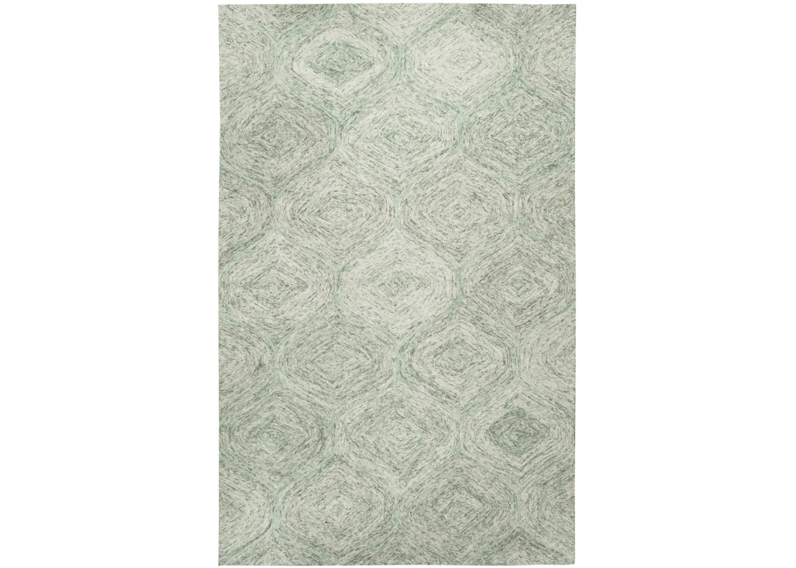 Brindleton Green Tweed Wool 9'x12' Rectangle Rug