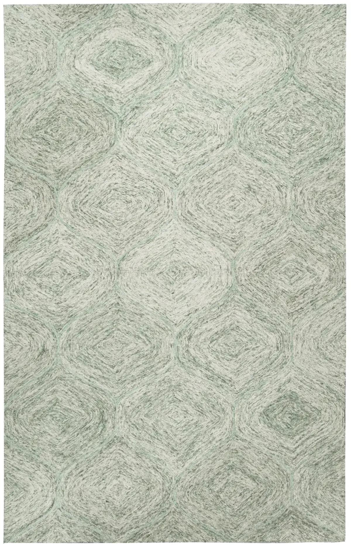 Brindleton Green Tweed Wool 9'x12' Rectangle Rug