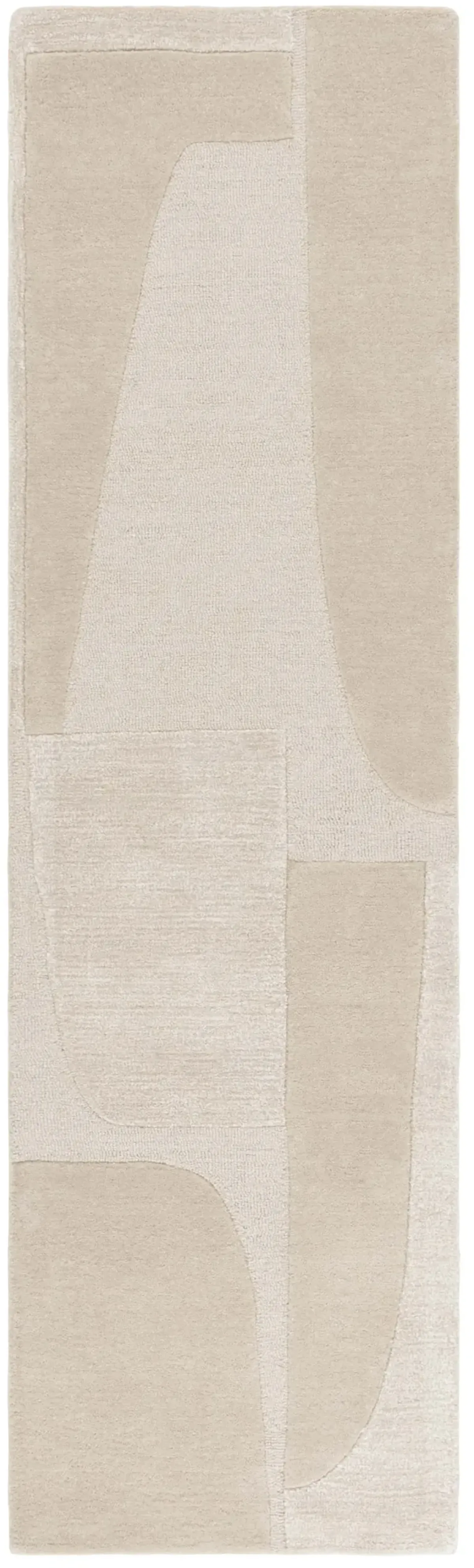 FIFTH AVENUE 252 BEIGE 2'-3' x 8' Runner Rug