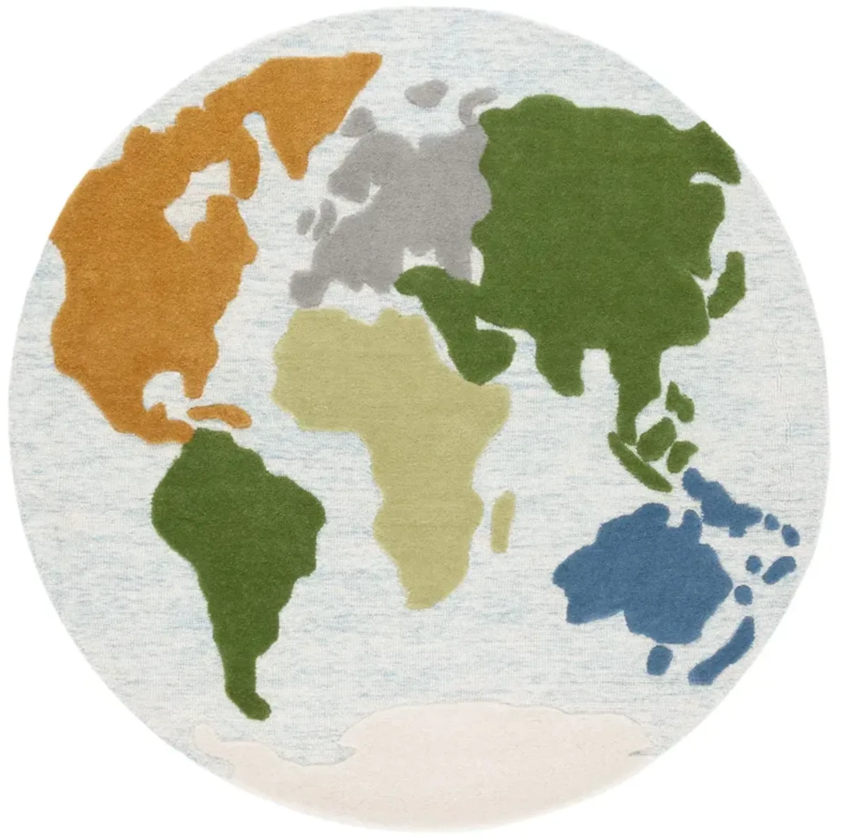 MARTHA STEWART Hand Tufted 5' x 5' Round area rug