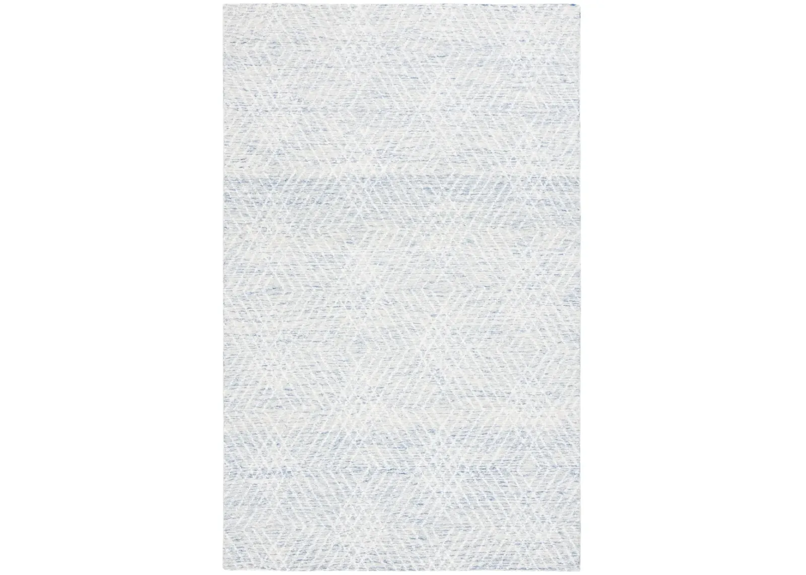 ABSTRACT 499 BLUE  4' x 6' Small Rectangle Rug