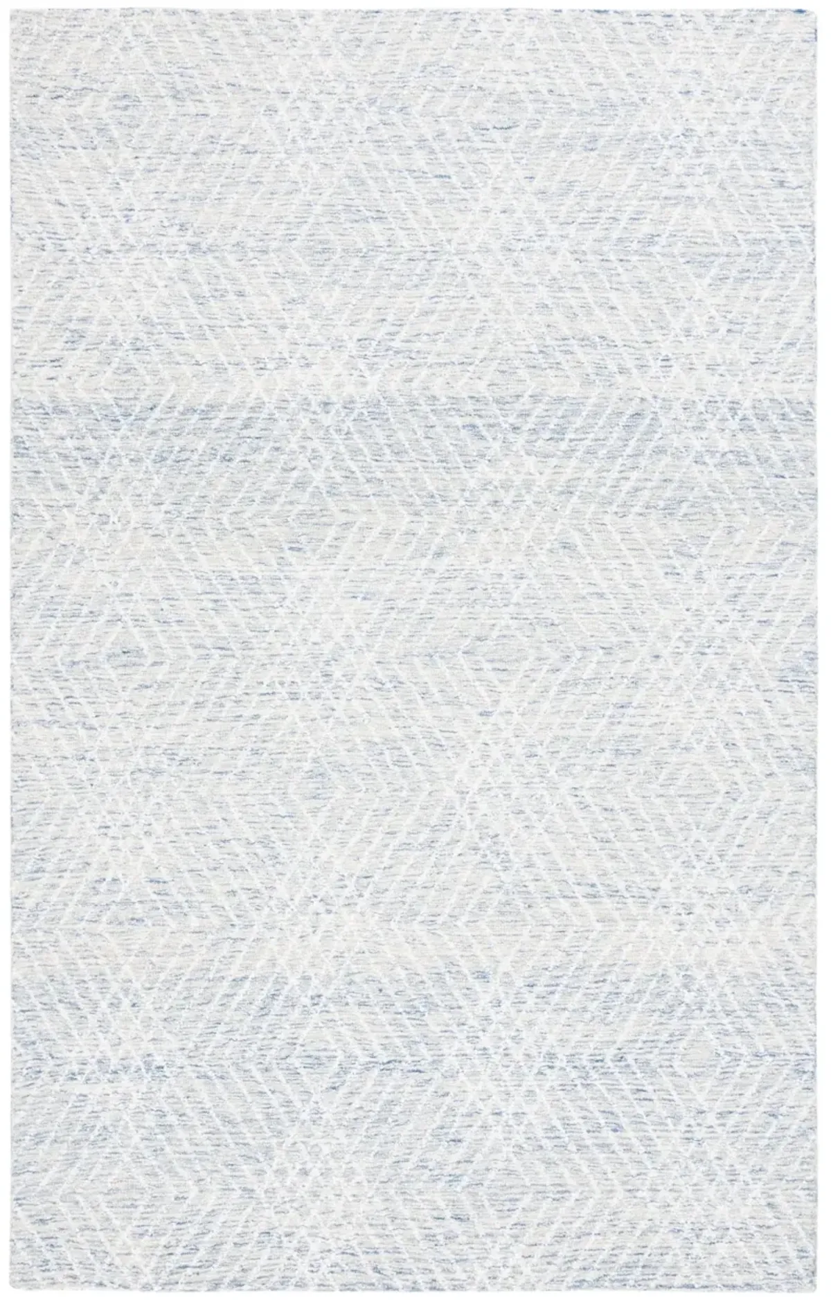 ABSTRACT 499 BLUE  4' x 6' Small Rectangle Rug