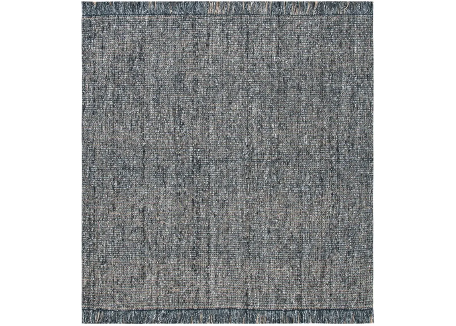 NATURAL FIBER 826 CHARCOAL  8' x 8' Square Square Rug