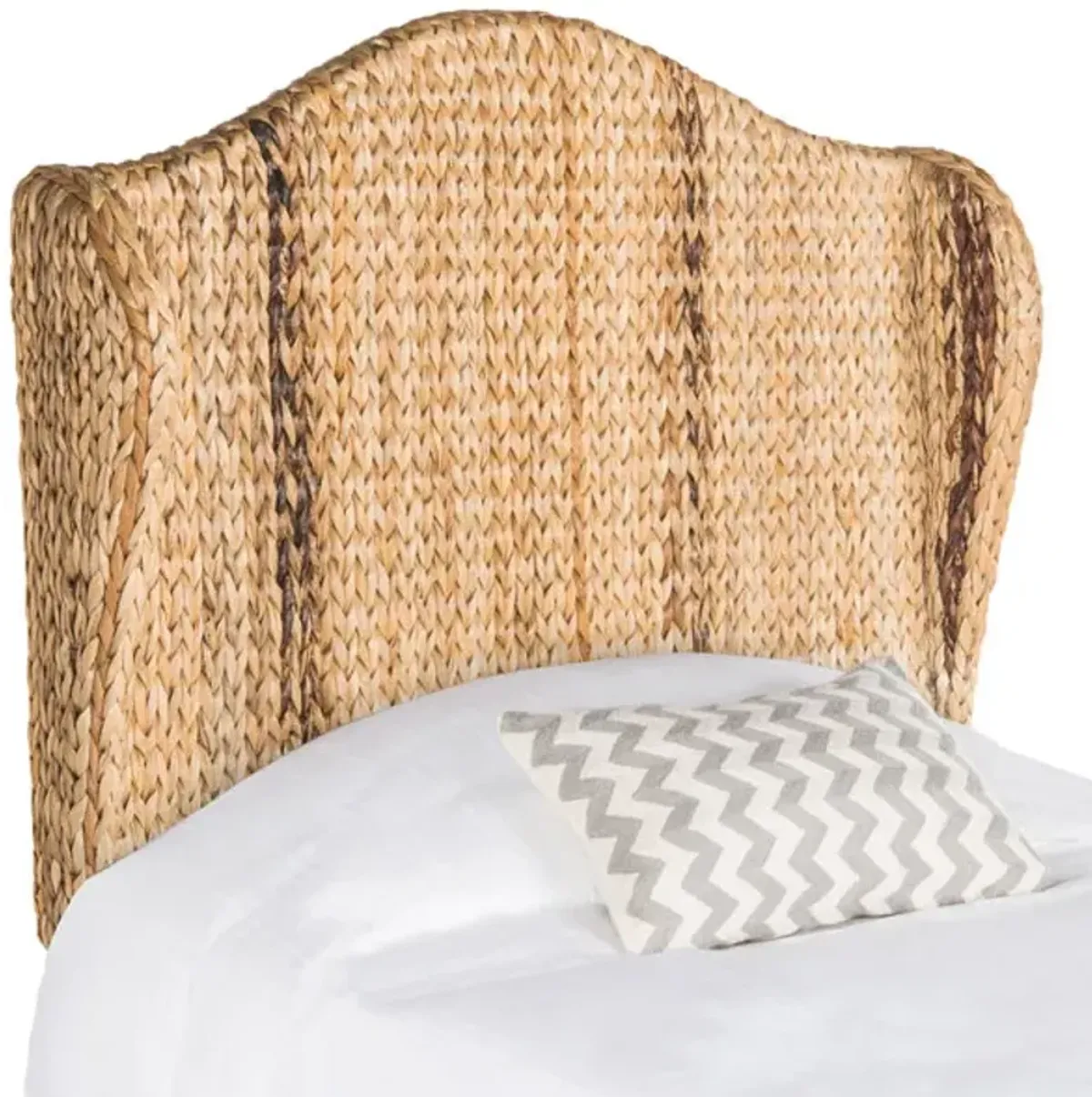 Nadine Natural Winged Headboard