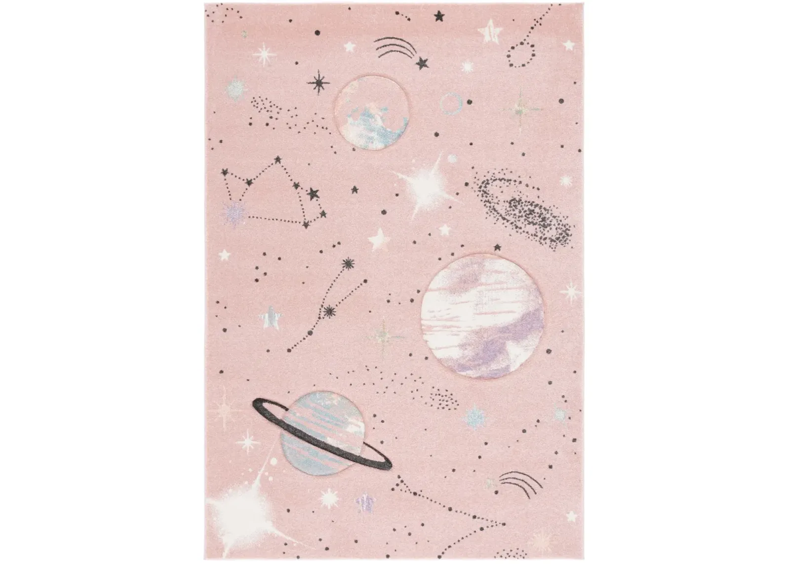 CAROUSEL KIDS 122 PINK  2' x 3' Accent Rug