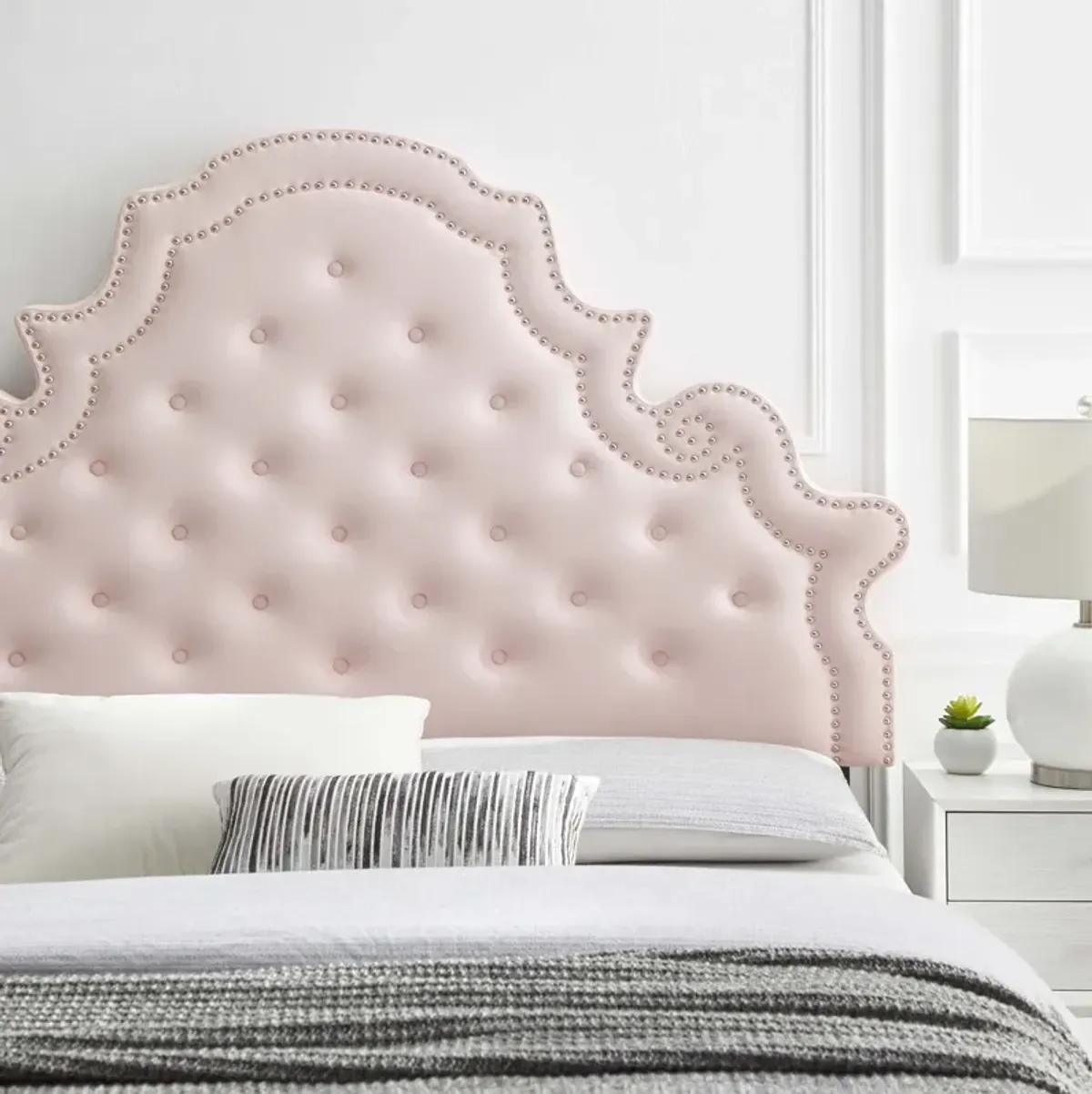 Diana Tufted Performance Velvet Twin Headboard