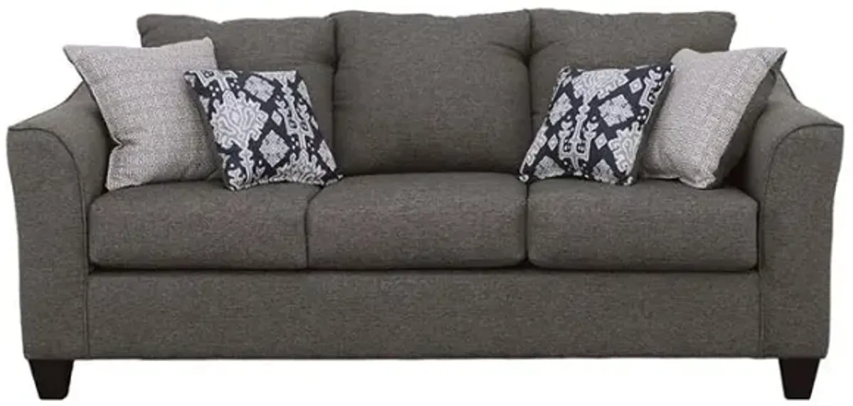 Salizar Flared Arm Sofa Grey