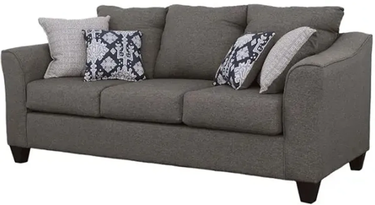 Salizar Flared Arm Sofa Grey