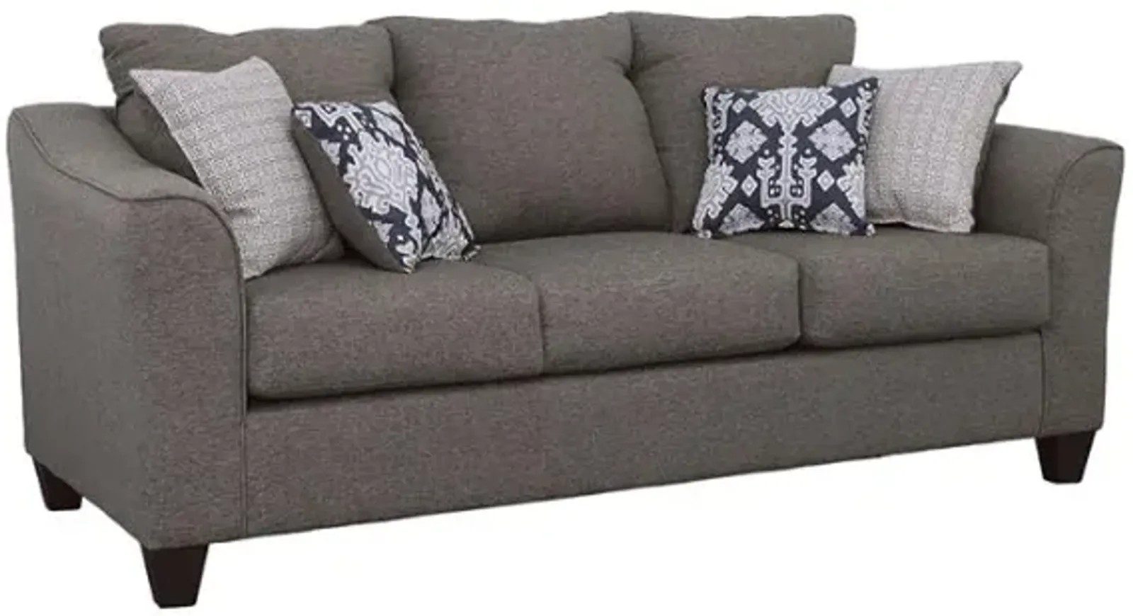 Salizar Flared Arm Sofa Grey