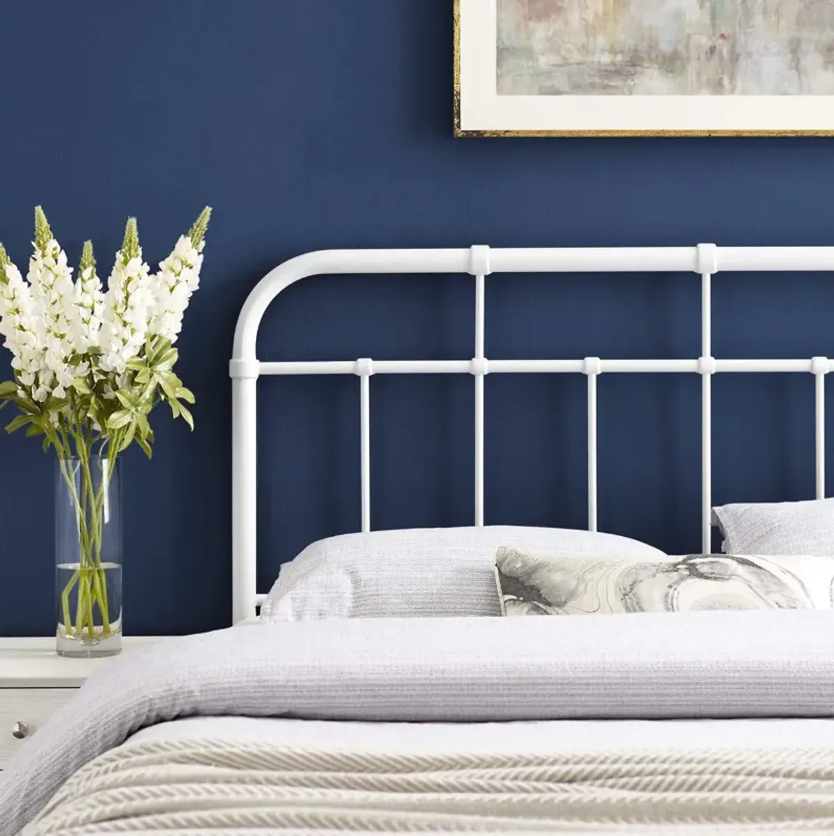 Alessia Twin Metal Headboard