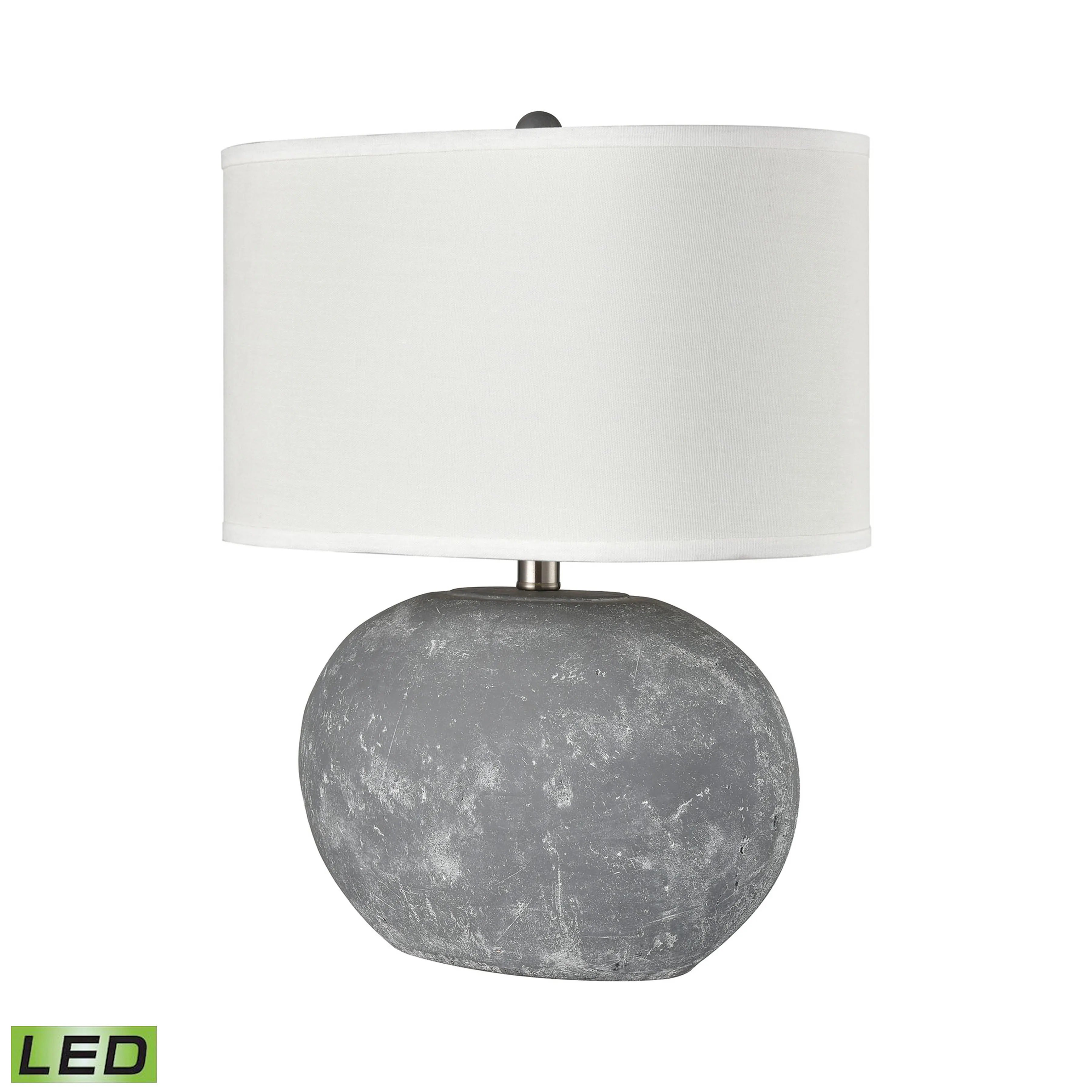 Elin 20'' High 1-Light Table Lamp - Concrete - Includes LED Bulb