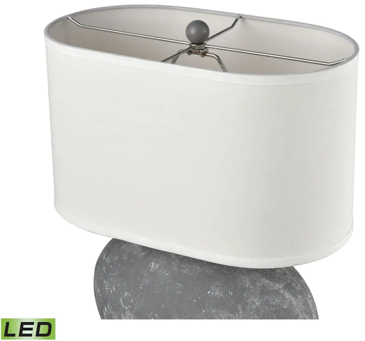 Elin 20'' High 1-Light Table Lamp - Concrete - Includes LED Bulb