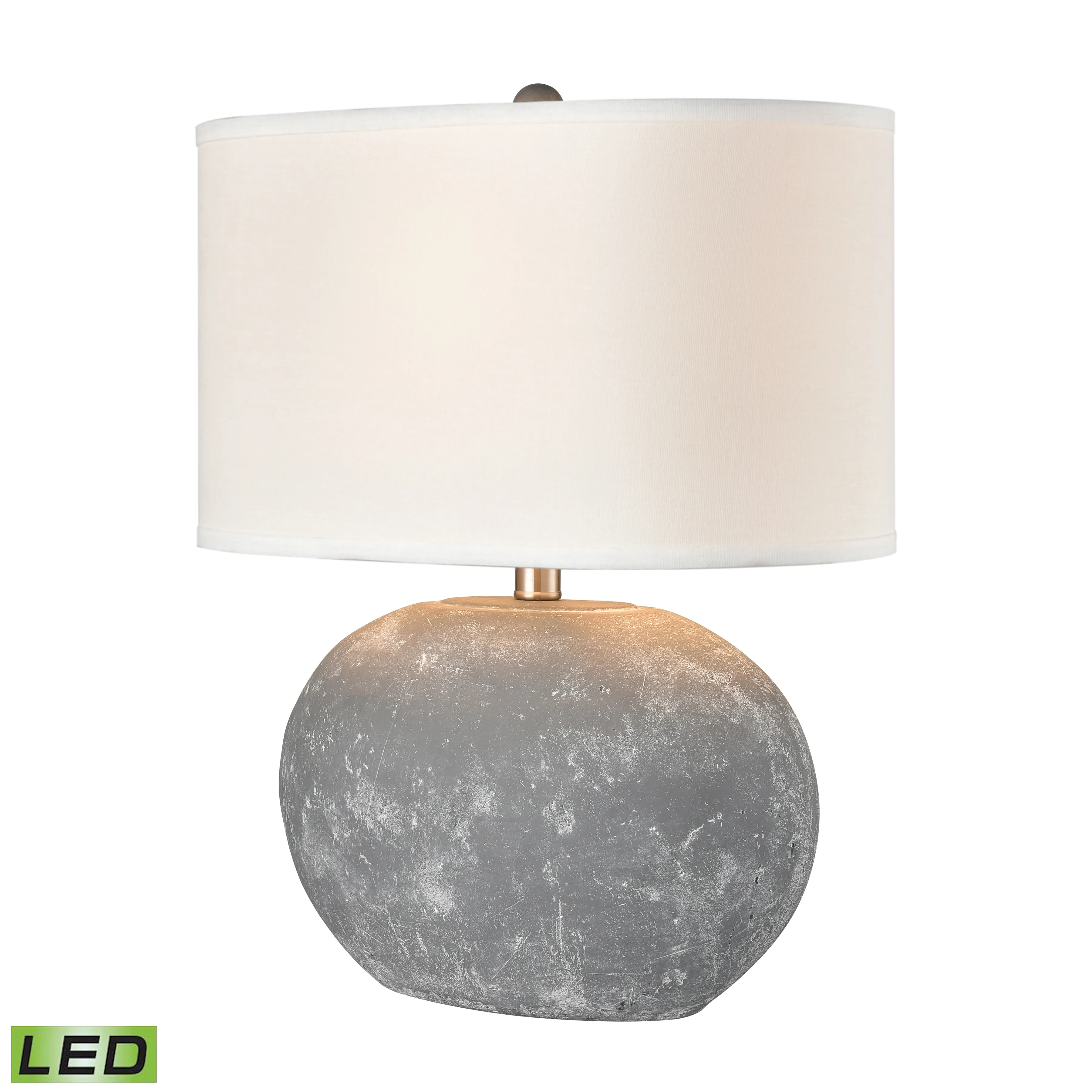 Elin 20'' High 1-Light Table Lamp - Concrete - Includes LED Bulb