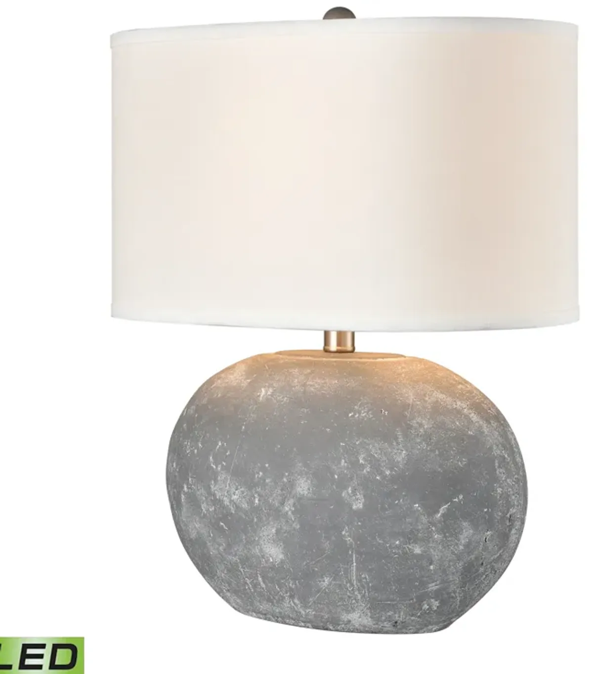 Elin 20'' High 1-Light Table Lamp - Concrete - Includes LED Bulb