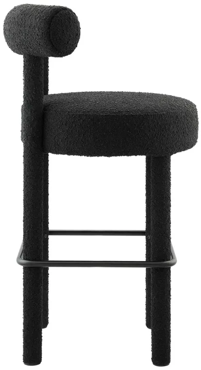 Toulouse Boucle Fabric Barstool