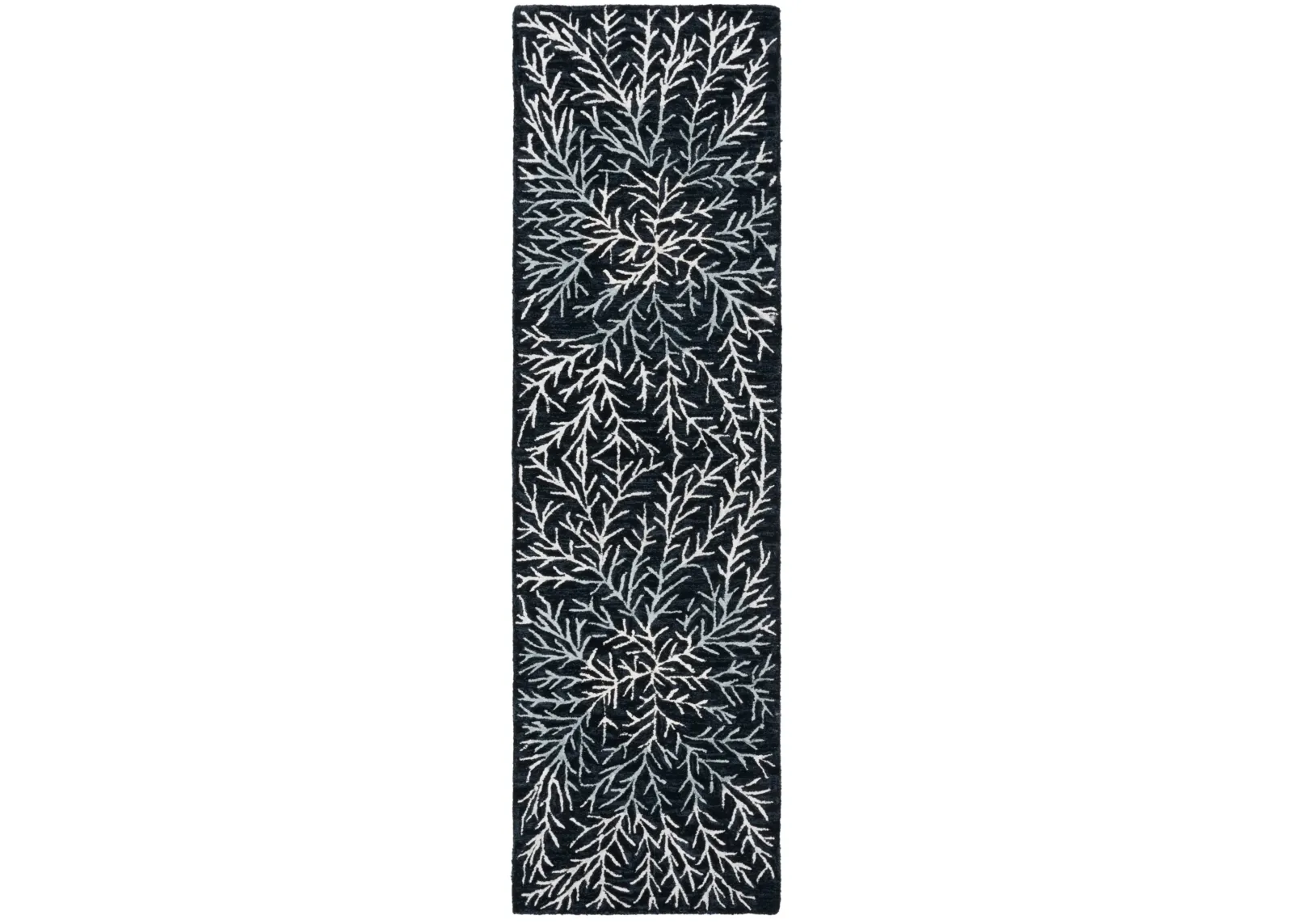 SOHO 257 BLACK  2'-3' x 8' Runner Rug