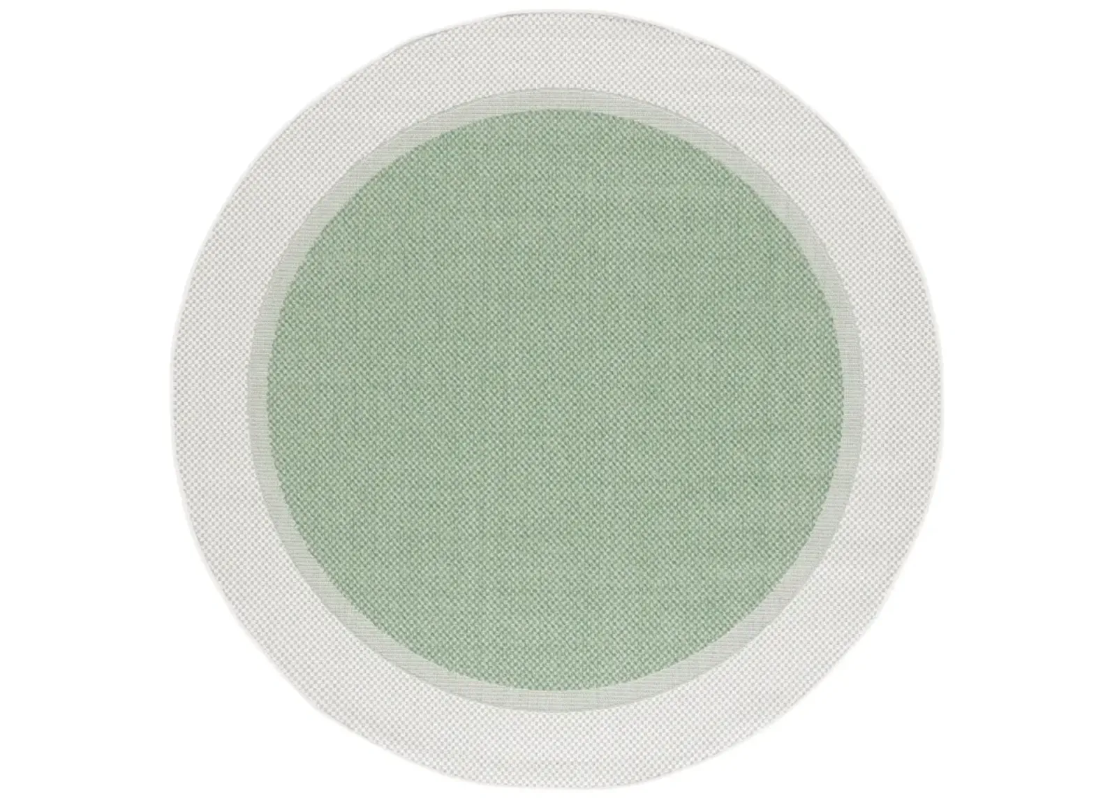 BERMUDA 886 GREEN  6'-7' X 6'-7' Round Round Rug